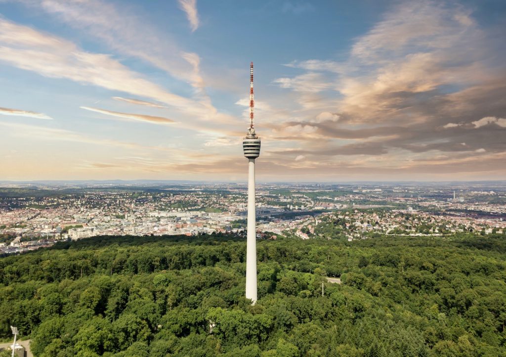 Der Fernsehturm in Stuttgart