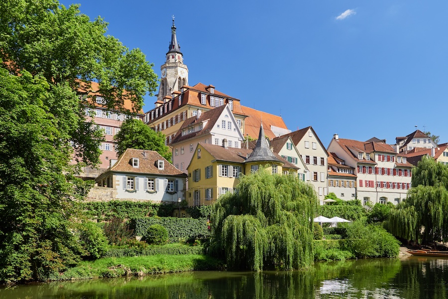 Schöner Blick auf die Stadt Böblingen